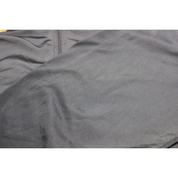 Nike men's retro style black gold full zip mock‎ neck training track jacket XL - Picture 10 of 12